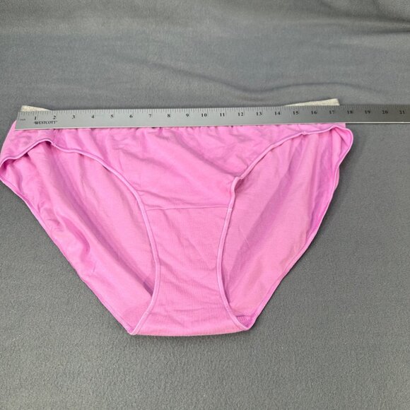 Hanes Womens Size 12 Panty Brief Just My Size Pink New Without Tags - Picture 4 of 6